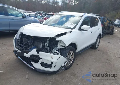 2017 Nissan Rogue Sv из США, поврежденный, VIN KNMAT2MV6HP574117